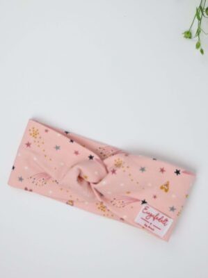 Sterne, Sterneregen, rosa, Glitzer, Stirnband, Baby, Babykleidung, Babyausstattung