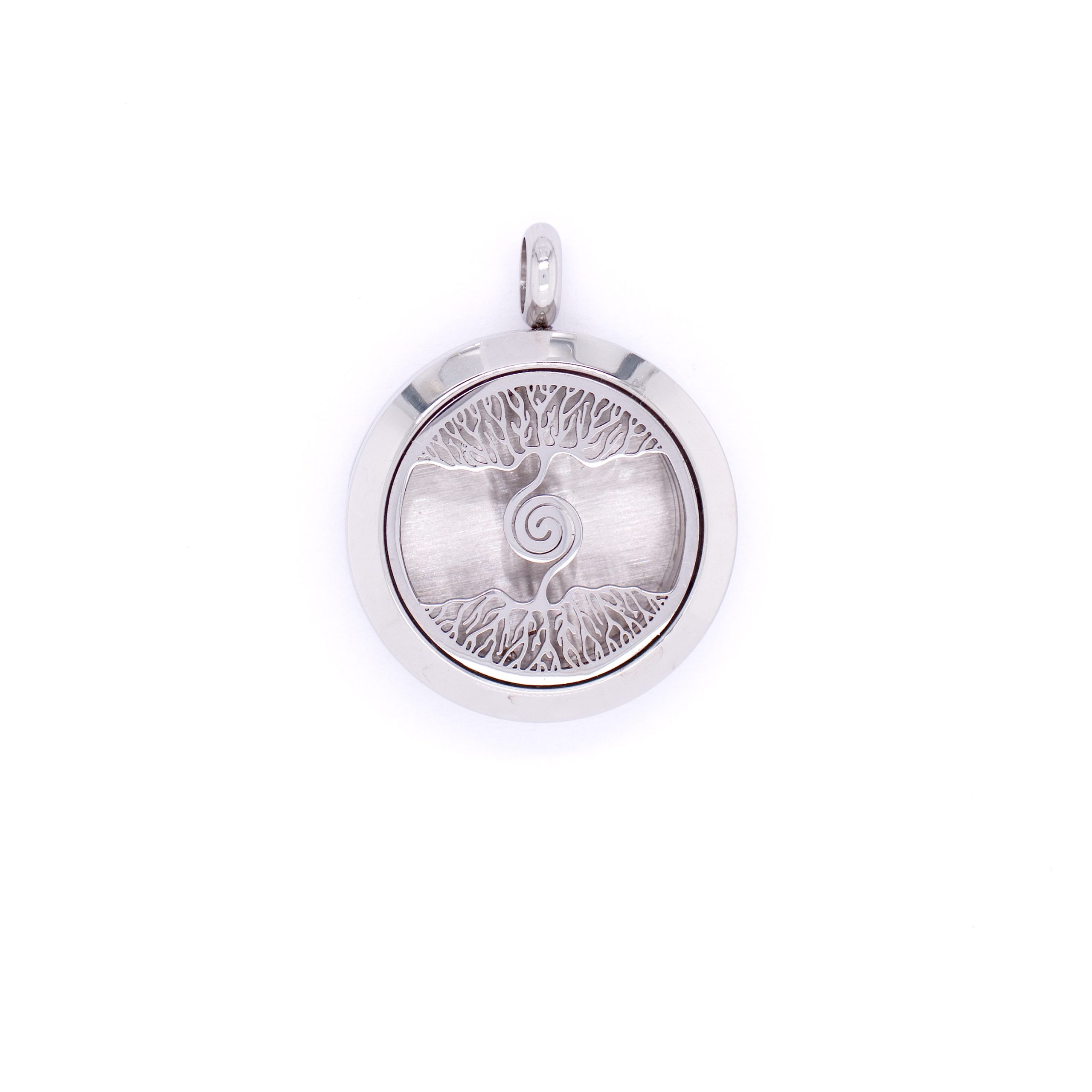 Earth, Sky, Himmel, Erde, oben, unten, Wurzeln, Erde, Erdverbunden, Spirale, Anhänger, aroma, aromaschmuck, aromatherapie, ätherisches öl, ätherischesöl, duft, edelstahl, essential oil, essentialoil, Halskette, kette, young living, youngliving, silber, duftanhänger, duftschmuck, oillovers, joyofscent, corami