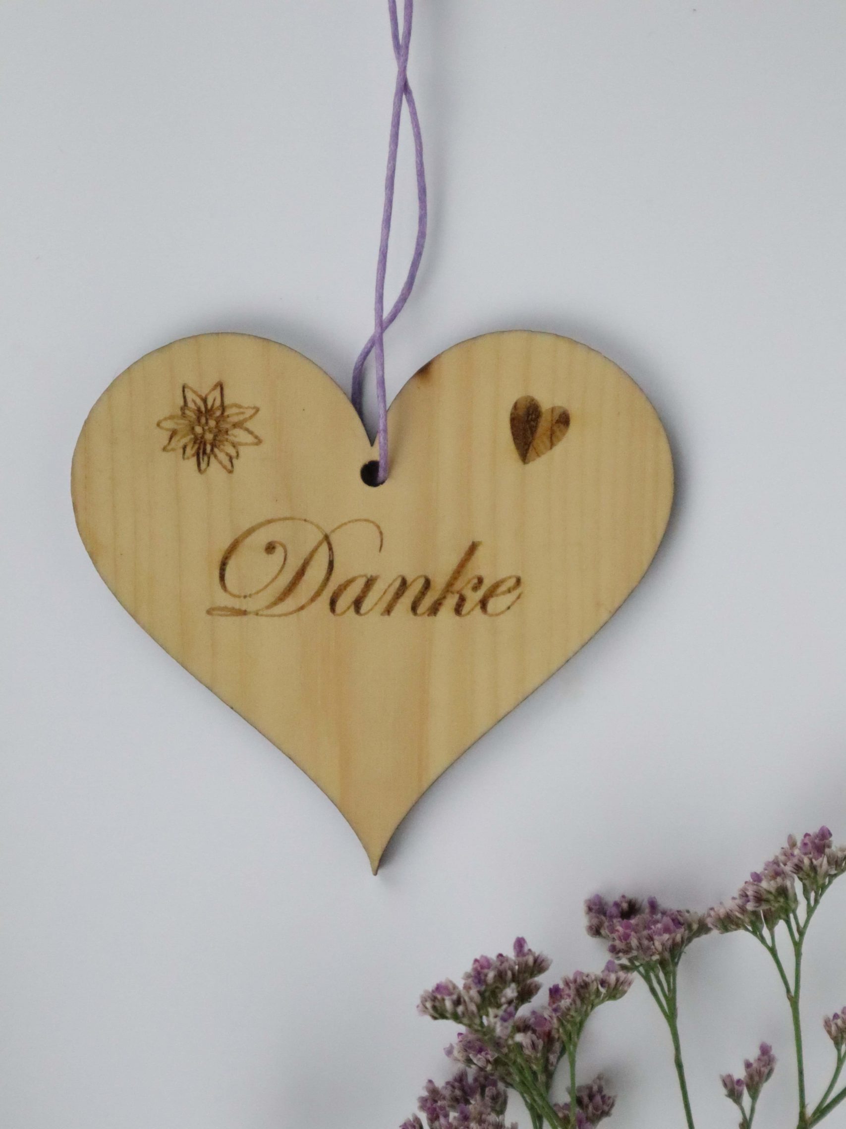 Danke, Herz, Holz, Zirbe, Zirbenholz