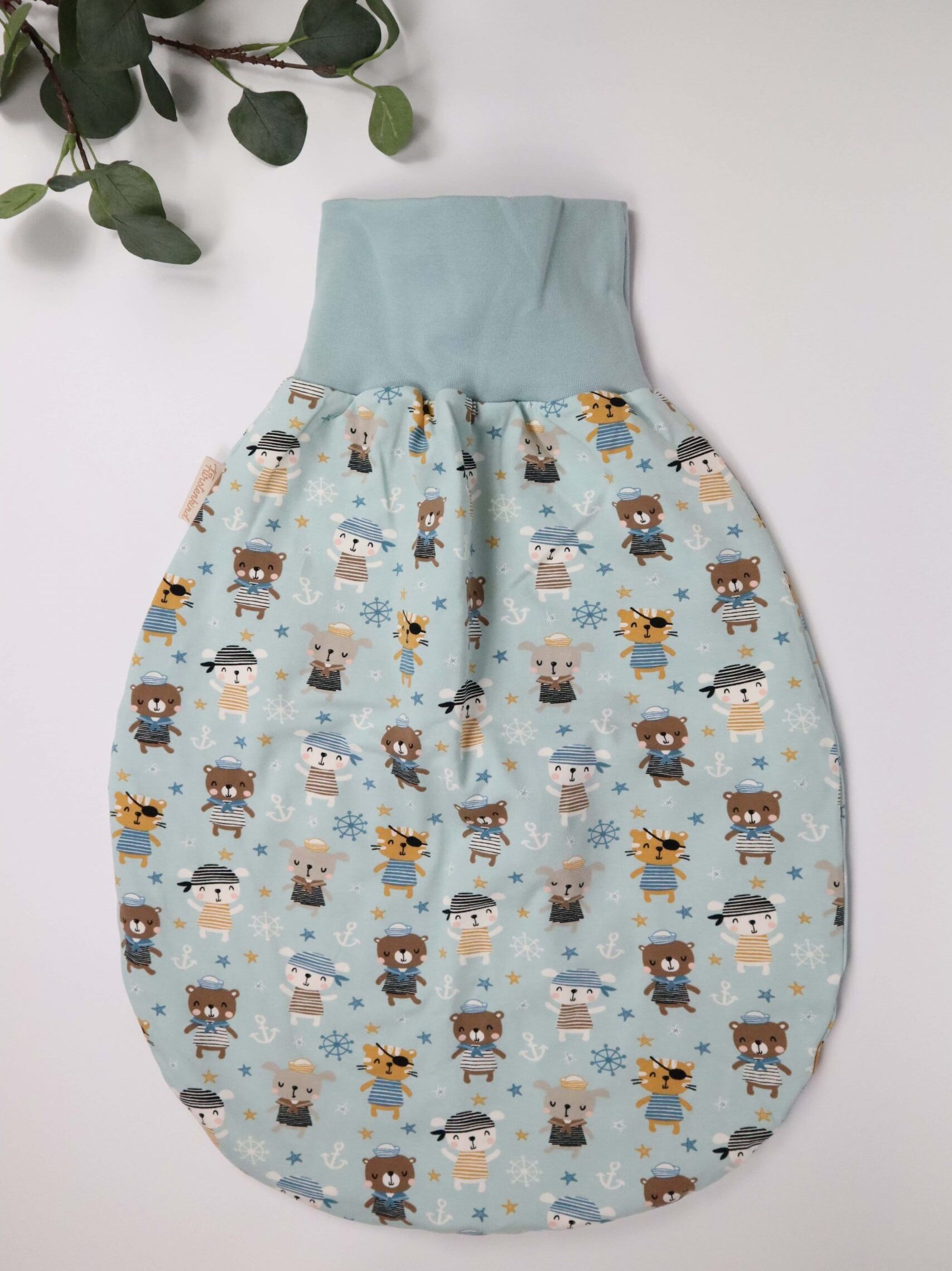 Strampelsack, Pucksack, Schlafsack, Baby, bis 6 Monate, Pirat