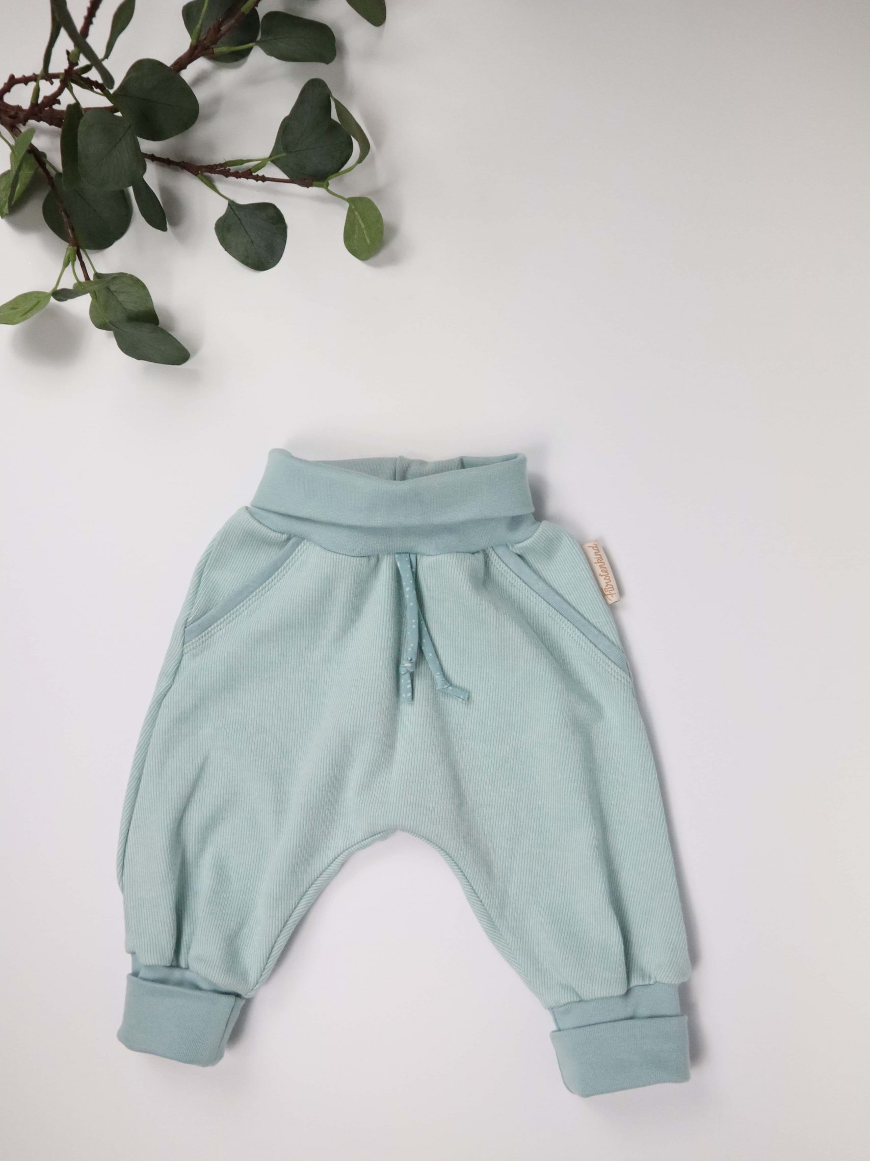 Mitwachshose, Hose, Baby, Babykleidung, Jungs, Jungskleidung, Baumwolle, blau