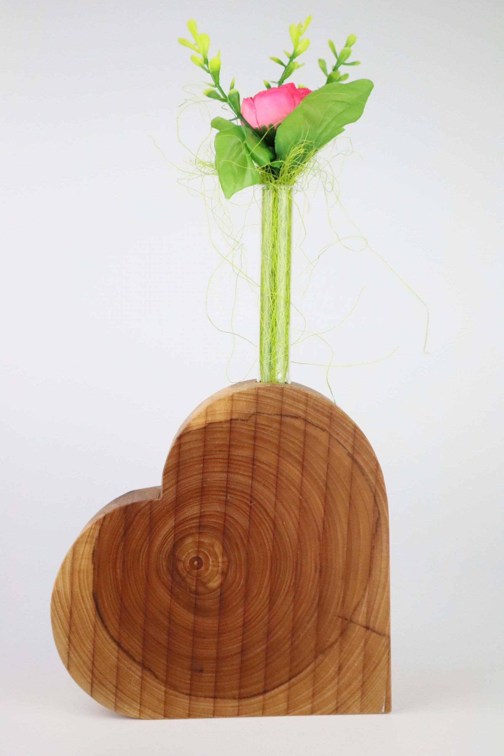 Herz, Holz, Vase, Blume, Blumenvase, Apfelbaum