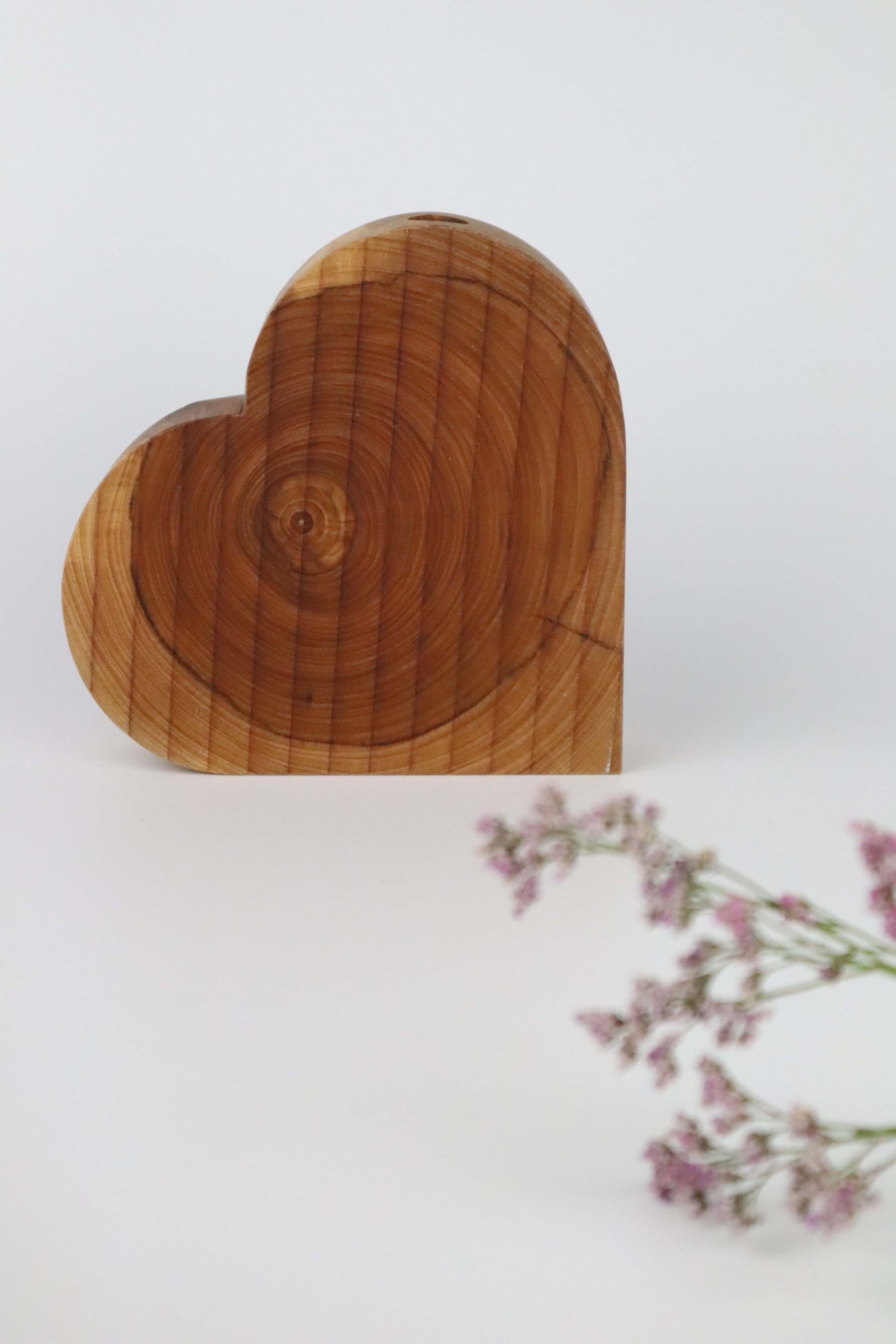 Herz, Holz, Vase, Blume, Blumenvase, Apfelbaum