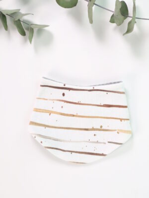 Latzerl, Tuch, Spucktuch, windel, baumwolle, genäht, handmade, handgenäht, handgemacht, spucktuch, latz, babylatz, jungs, kind, baby, streifen, gestreift, cool, modern, junge, boy, jungs, beige, braun, grau, weiß, streifen, punkte,