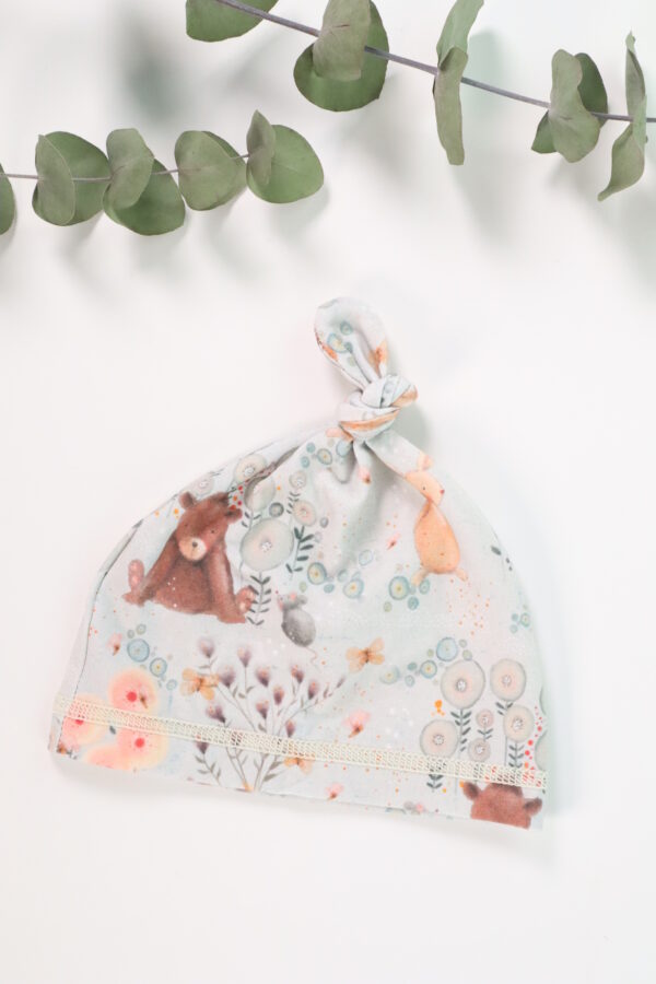 Haube, mütze, fuchs, bär, tiere, tier, wald, waldtiere, zoo, zootiere, gots, bio, baumwolle, handmade, handgenäht, babyhaube, kopfbedeckung, baby, babykleidung, kids, kind, junge, mädchen, hut, boy, girl, orange, natur, lieblich, beige, neutral, unisex, babygeschenk, geburt, geburtsgeschenk