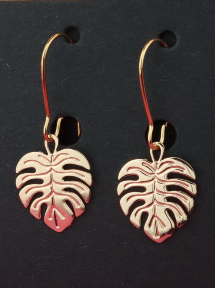 Ohrringe, Ohrhänger, Ohrschmuck, Boho, Bohemian, filigran, Messing, rosegold