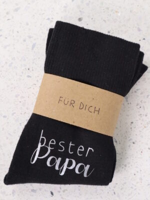 Socken, schwarz, Geschenk, Geschenksbox, Papa, Vatertag, Opa, Freund, Mann, Männergeschenk, Geschenk für Mann, schenken, ehemann, socken, mit spruch, strümpfe, strumof, folie, druck, plott, bester, papa, für, dich, geschenk,