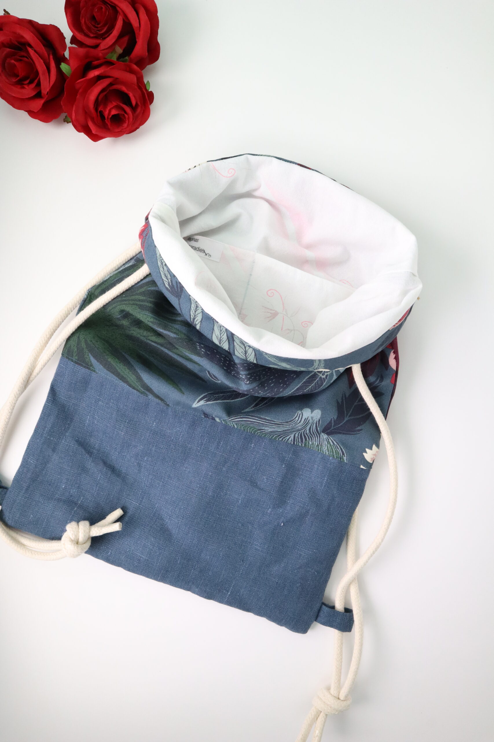 Beutel, Tasche, Beutelrucksack, Rucksackbeutel, Stoffbeutel, Turnbeutel, Turnsack, Turnsackerl, bequem, stoff, textil, upcycling, stofftasche, einkaufstasche, modisch, modern, mode, trend