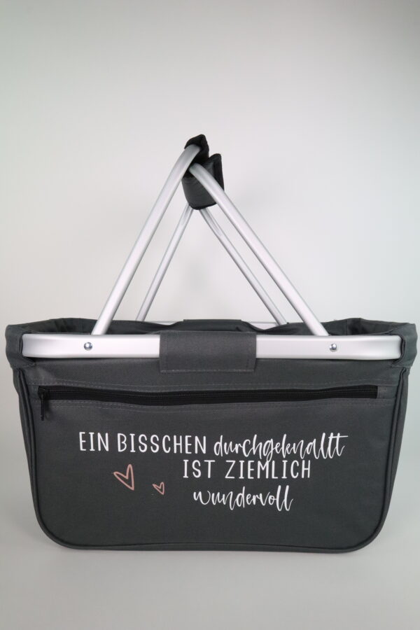 Korb, Einkaufen, Einkaufskorb, textil, einkauf, markt, markttasche, korb, textilkorb, einkaufstasche, grau, dunkel, anthrazit, anthrazith, antrazith, wunderlvoll, crazy, verrückt,