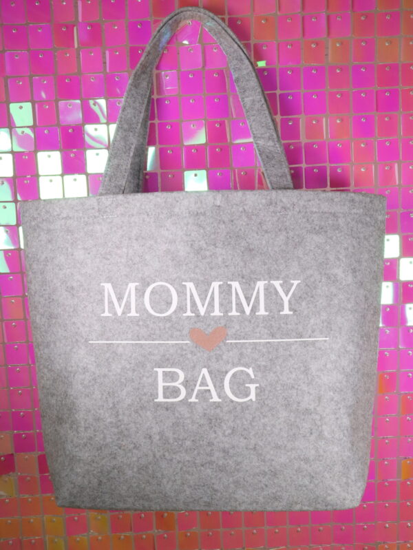 Tasche, Filztasche, Einkaufen, Einkaufstasche, große Tasche, groß, praktisch, Geschenk, Muttertag, Mama, Mutter, Mutti, die Beste, Beste Mama, Mami, Handtasche, Einkaufskorb, korb, filz, filzkorb