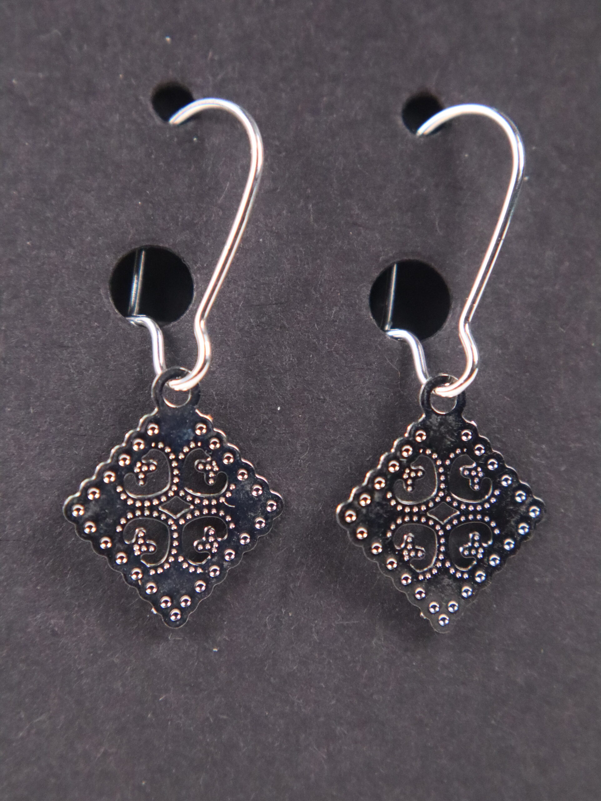 Ohrringe, Ohrhänger, Ohrschmuck, Boho, Bohemian, filigran, Messing, rosegold