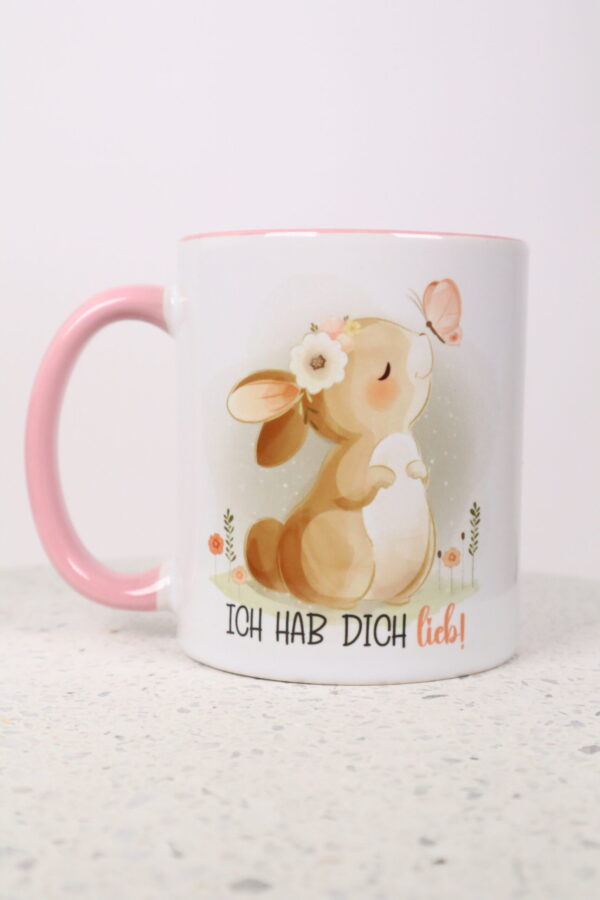 Tasse, kind, kindertasse, kakao, kakaotasse, tee, trinken, baby, geburtstag, lieb, lieblich, motiv, verspielt, getränk, babygeschenk, geburtstag, keramik, keramiktasse, tier, tiere, waldtiere, modern, kids, handgemacht, handgefertigt, handmade, mit. liebe, love, schenken,