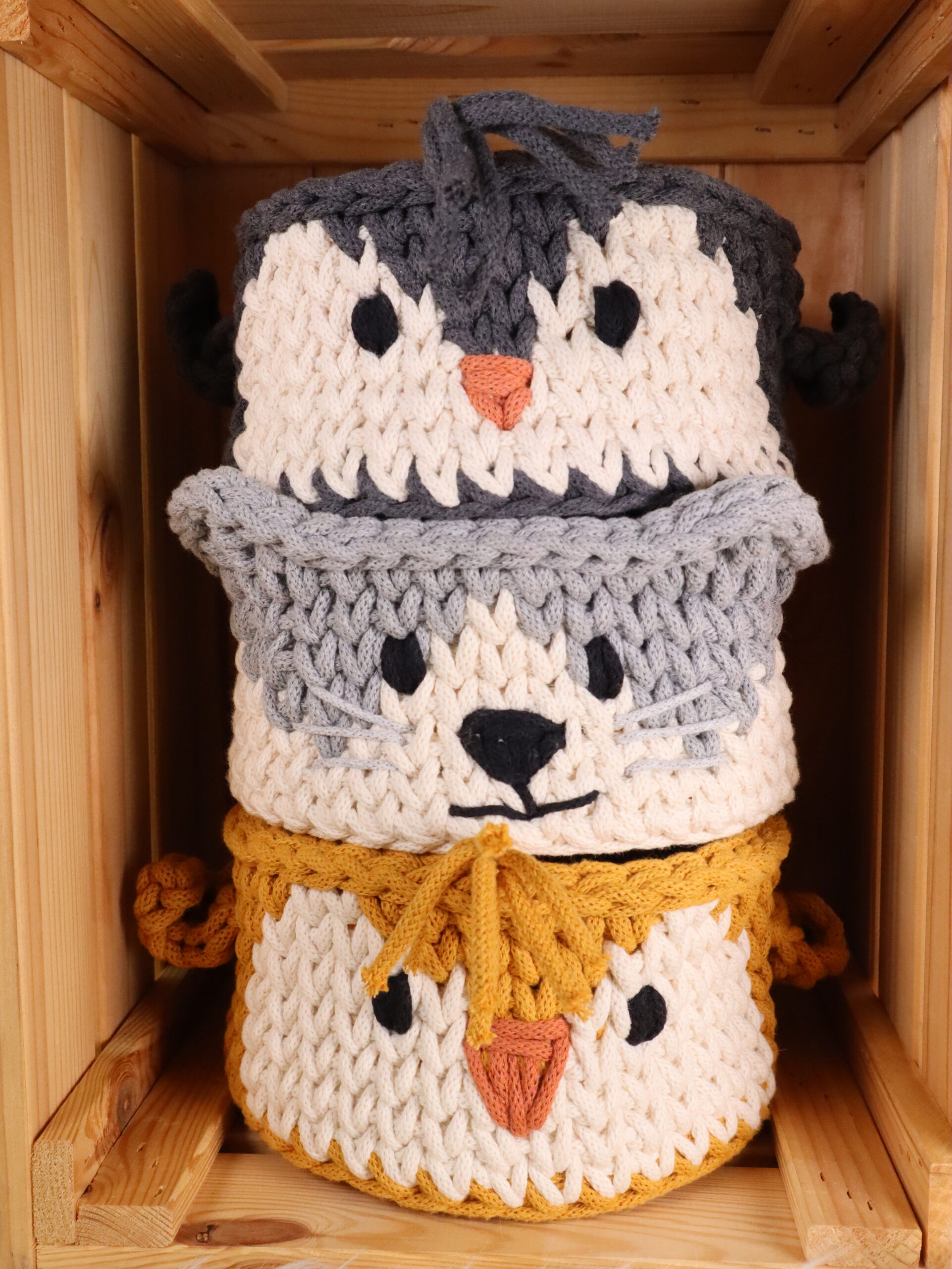 Häkelkorb Pinguin – Bild 2