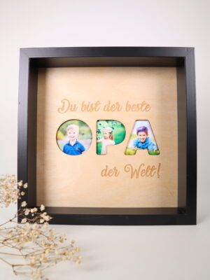 Rahmen, bilderrahmen, foto, bild, geschenk, fotos, enkel, kinder, aufhängen, stellen, foto, fotorahmen, persönlich, personalisiert, beste, bester, schwarz, weiß, holz, geschenk, schenken, österreich, oberösterreich, wels, linz, geschenkidee, geschenksladen, geschenkeladen, geschäft, regional, handgemacht, handmade, handgefertigt, Papa, vater, opa, vatertag,