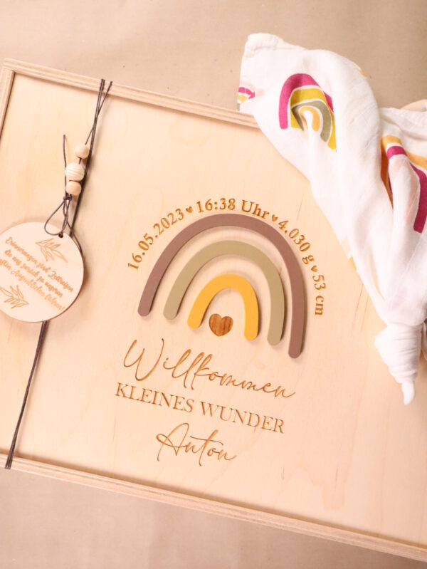 Name, kiste, box, erinnerung, erinnerungsbox, daten, namen, willkommen, kleines, wunder, deko, schild, türschild, regenbogen, geschenk, schenken, neugboren, new born, geburt, baby, shower, babyshower, party, zur, geburtsgeschenk, einkaufen, oberösterreich, liebevoll, besonders, geschenke shop, eferding, plus, city, linz, wels, in, meiner, nähe, shoppen, einkaufen, geschenksidee, nichte, neffe, patenkind, taufe, taufkind, godi, gedi, taufpatin, taufpate, zimmer, zimmerdeko
