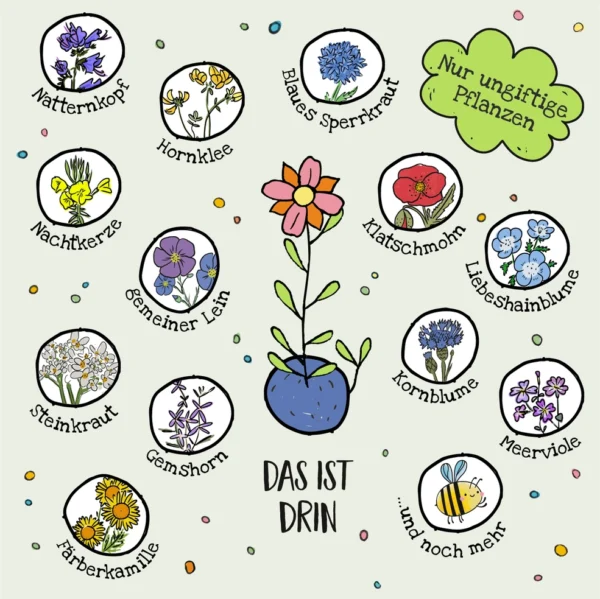 Murmel, blume, blumenmurmel, wiese, blumenwiese, wiesenblume, freude, garten, hobby, gärtner, kind, kinder, schenken, geschenk. lustig, draußen, samen, saar, saatkugel, samenkugel, frohe, ostern, osternest, einkaufen, kaufen, bestellen, shoppe, online, shop,