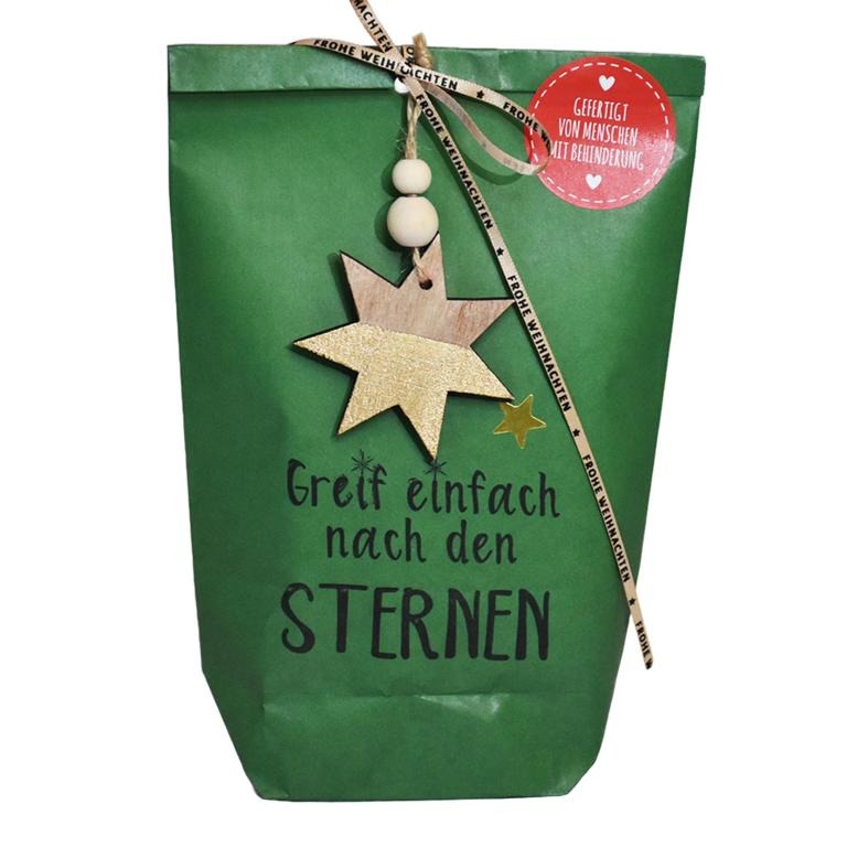 überraschung, wundertüte, überraschungstüte, schenken, geschenk, besonders, liebevoll, verpackt, geschenksidee, verschenken, mitbringsel, kleinigkeit, Weihnachten, advent, stern, sterne, zauber, magie