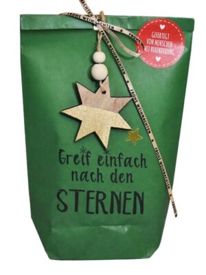 überraschung, wundertüte, überraschungstüte, schenken, geschenk, besonders, liebevoll, verpackt, geschenksidee, verschenken, mitbringsel, kleinigkeit, Weihnachten, advent, stern, sterne, zauber, magie