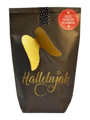 überraschung, wundertüte, überraschungstüte, schenken, geschenk, besonders, liebevoll, verpackt, geschenksidee, verschenken, mitbringsel, kleinigkeit, Weihnachten, advent, hallelujah, engel, engelsflügel